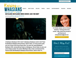 raisingwhasians.com screenshot