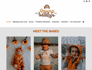 raisingwildlings.co.za screenshot