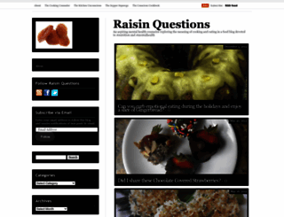raisinquestions.wordpress.com screenshot