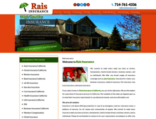 raisinsurance.com screenshot