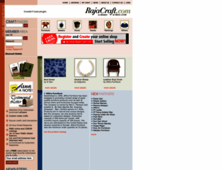 rajacraft.com screenshot