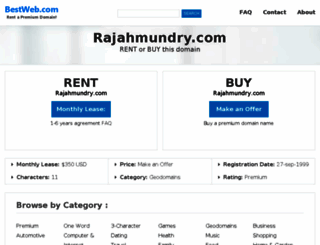 rajahmundry.com screenshot