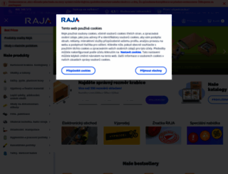 rajapack.cz screenshot