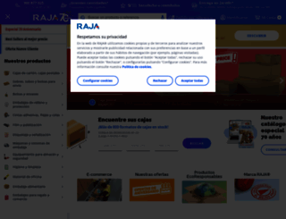 rajapack.es screenshot