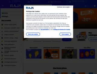 rajapack.fr screenshot