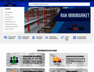 rajaraktoko.com screenshot