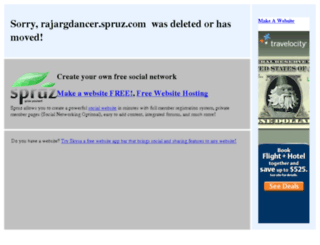 rajargdancer.spruz.com screenshot
