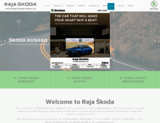 rajaskoda.com screenshot