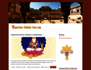rajasthan-holiday-tour.com screenshot