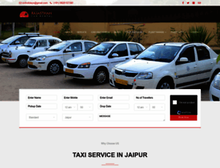 rajasthancarsrental.com screenshot
