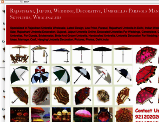 rajasthani-jaipuri-wedding-umbrellas.blogspot.in screenshot