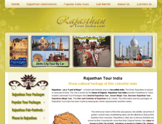rajasthantourindia.com screenshot