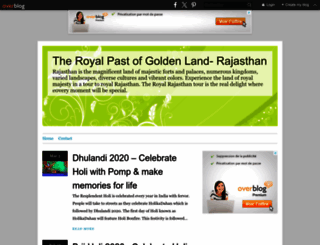 rajasthantourpackages.over-blog.com screenshot