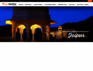 rajasthantoursandtaxi.com screenshot