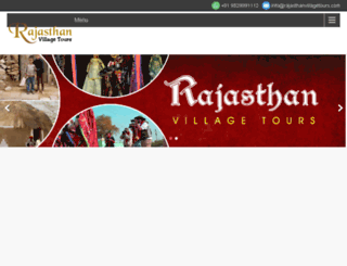 rajasthanvillagetours.com screenshot