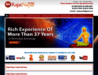 rajatnayarvedicastrologer.com screenshot