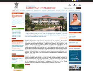 rajbhawanuttarakhand.gov.in screenshot
