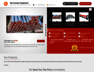 rajconveyorequipment.com screenshot
