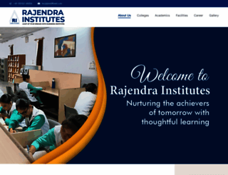 rajendrainstitutes.com screenshot
