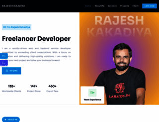 rajeshkakadiya.com screenshot