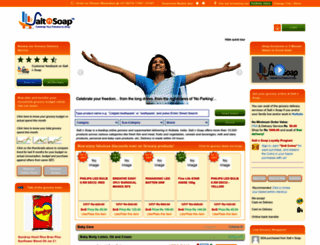 rajkot.saltnsoap.com screenshot