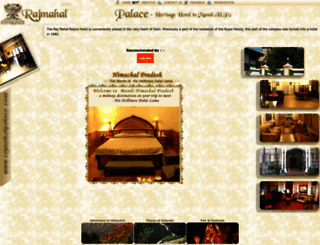 rajmahalpalace.com screenshot