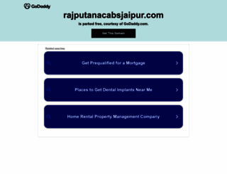 rajputanacabsjaipur.com screenshot