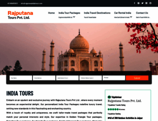 rajputanaindiatours.com screenshot