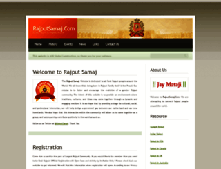 rajputsamaj.com screenshot