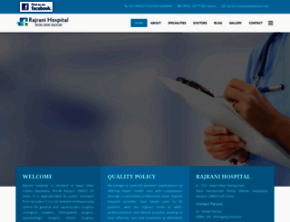 rajranihospital.com screenshot