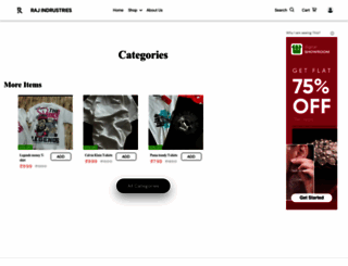 rajsales.in screenshot