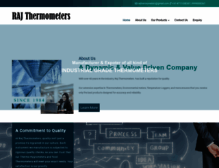 rajthermometers.com screenshot
