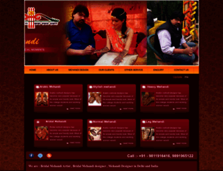 rajumehandi.com screenshot