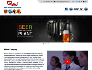 rajwater.com screenshot