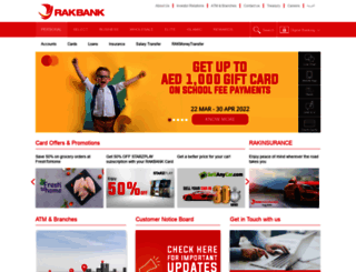 rakbank.com screenshot