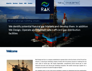 rakenergyandgas.com screenshot