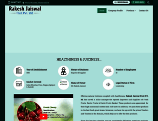 rakeshjaiswalfruits.com screenshot