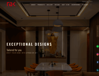 rakinteriors.com screenshot