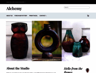 rakupottery.ca screenshot