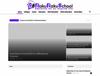 rakurakuschool.com screenshot