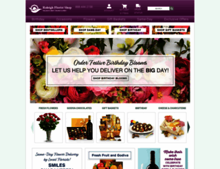 raleigh-florist-shop.com screenshot