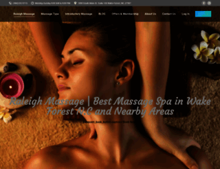 raleigh-massages.com screenshot