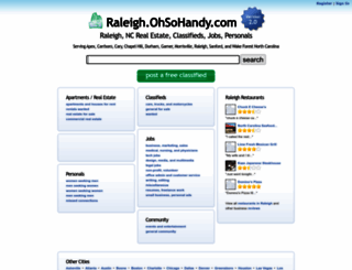 raleigh.ohsohandy.com screenshot