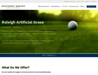raleighartificialgrass.com screenshot