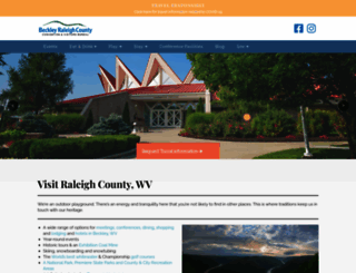 raleighcountyevents.com screenshot