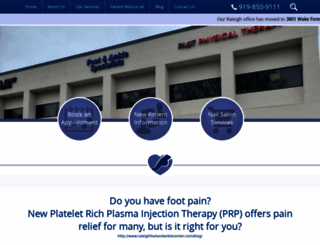 raleighfootandanklecenter.com screenshot