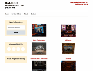 raleighfurnituregallery.com screenshot