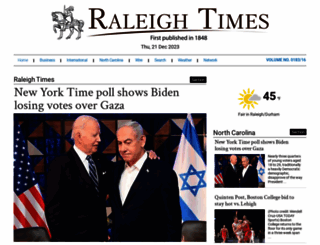 raleightimes.com screenshot