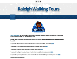raleighwalkingtours.com screenshot