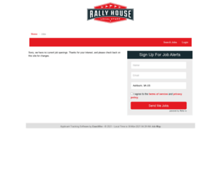 rallyhouse.hirecentric.com screenshot